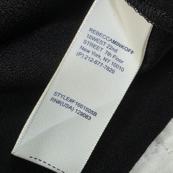 NWT Rebecca Minkoff Black Aurora Lace Shift Mini Dress - Picture 11 of 11